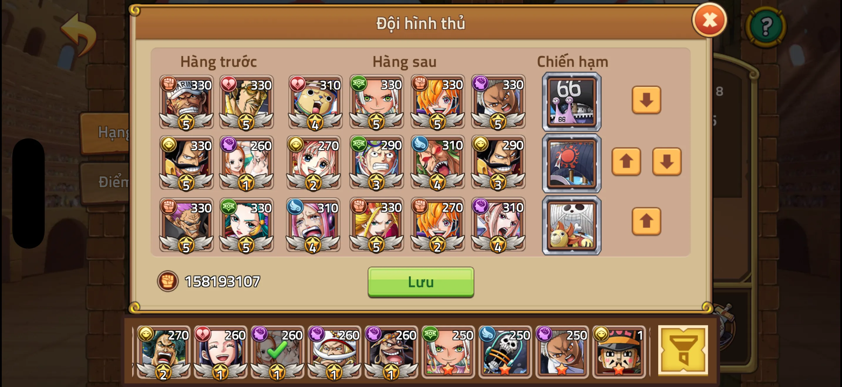 Top sever, top cụm, tướng meta E5 chỉ số cao