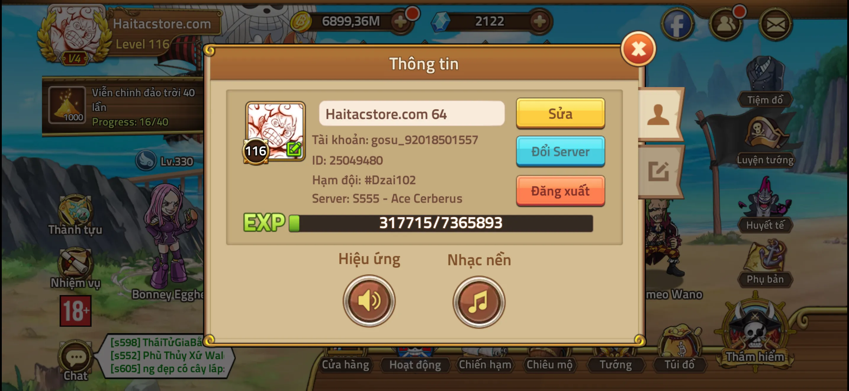 Acc tướng meta, nhiều phôi