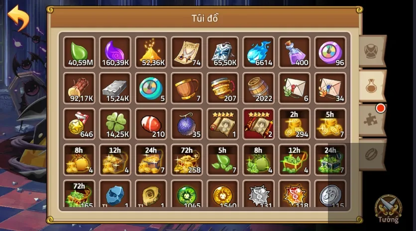 acc tài nguyên 2k thùng, sv siêu mới