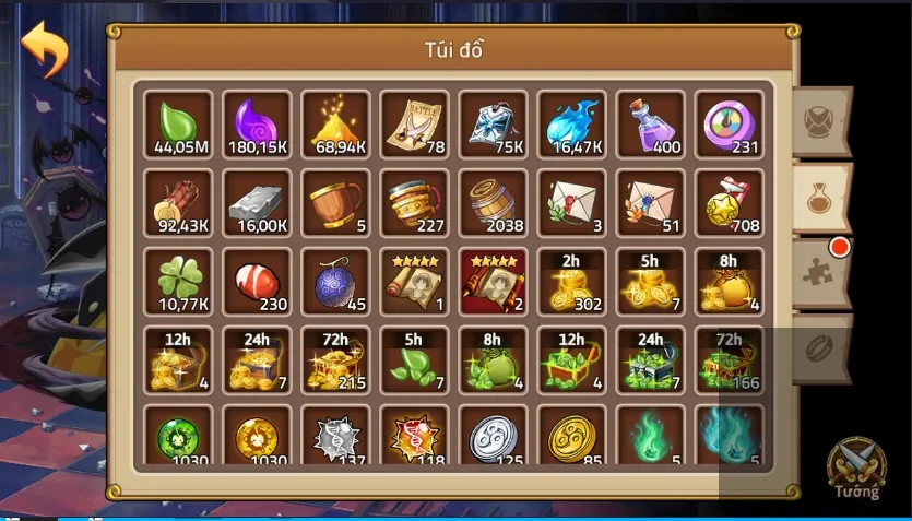 acc tn sv siêu mới 2k thùng