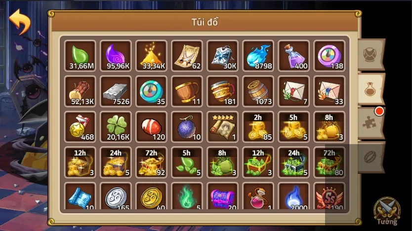 acc tn sv 631 siêu mới 1k thùng