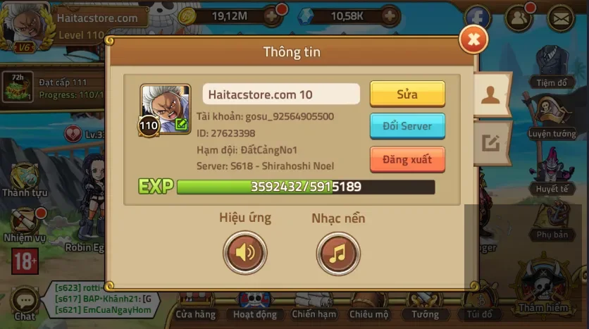 tướng siêu đẹp, garp E4, tướng mới Uta E1, dư nhiều tài nguyên