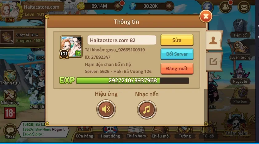log id gosu